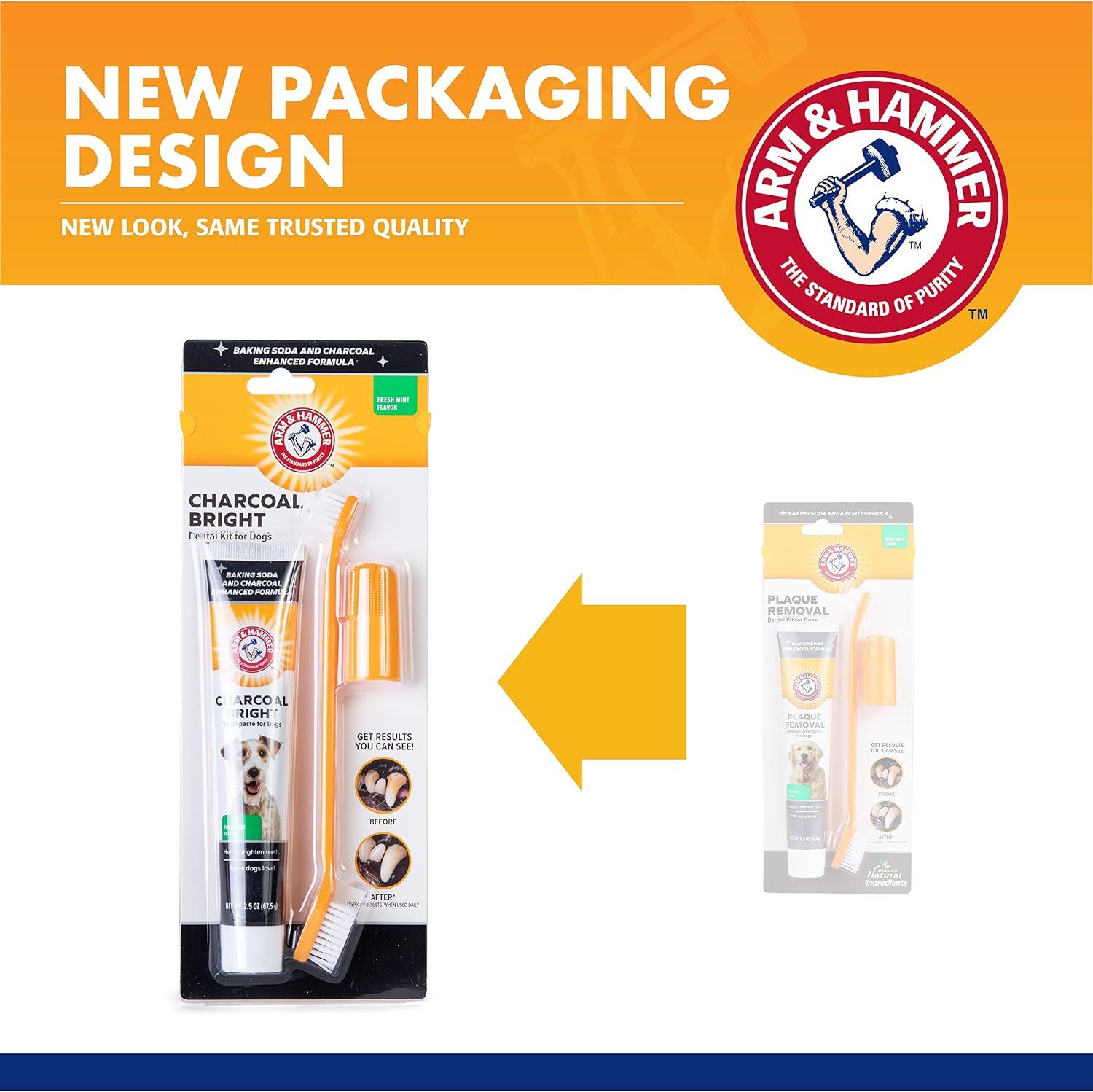 Arm & Hammer for Pets Dog Dental Care Fresh Breath Kit | Includes Arm & Hammer Baking Soda Dog Toothpaste and Dog Toothbrush | Dog Plaque Removal Kit, Mint - Image 6