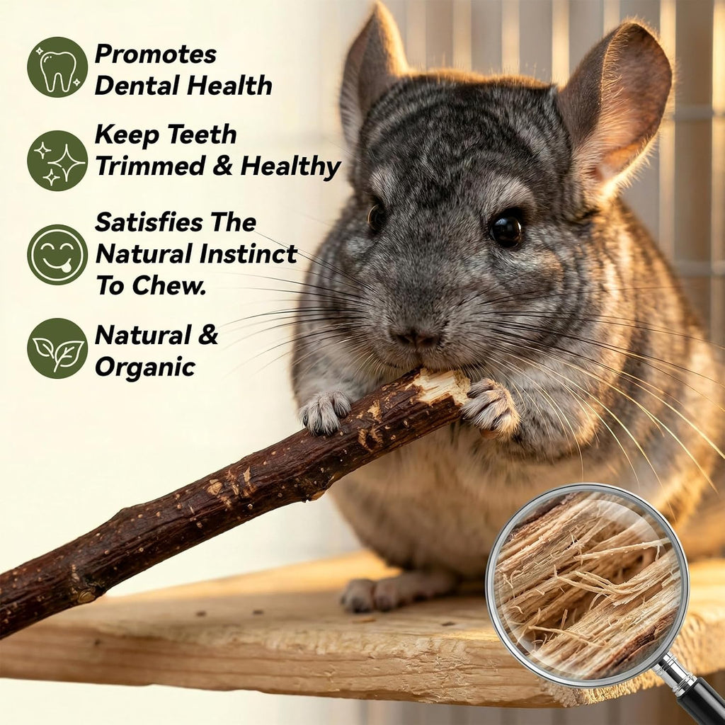 Sukh apple wood chew sticks for small pets