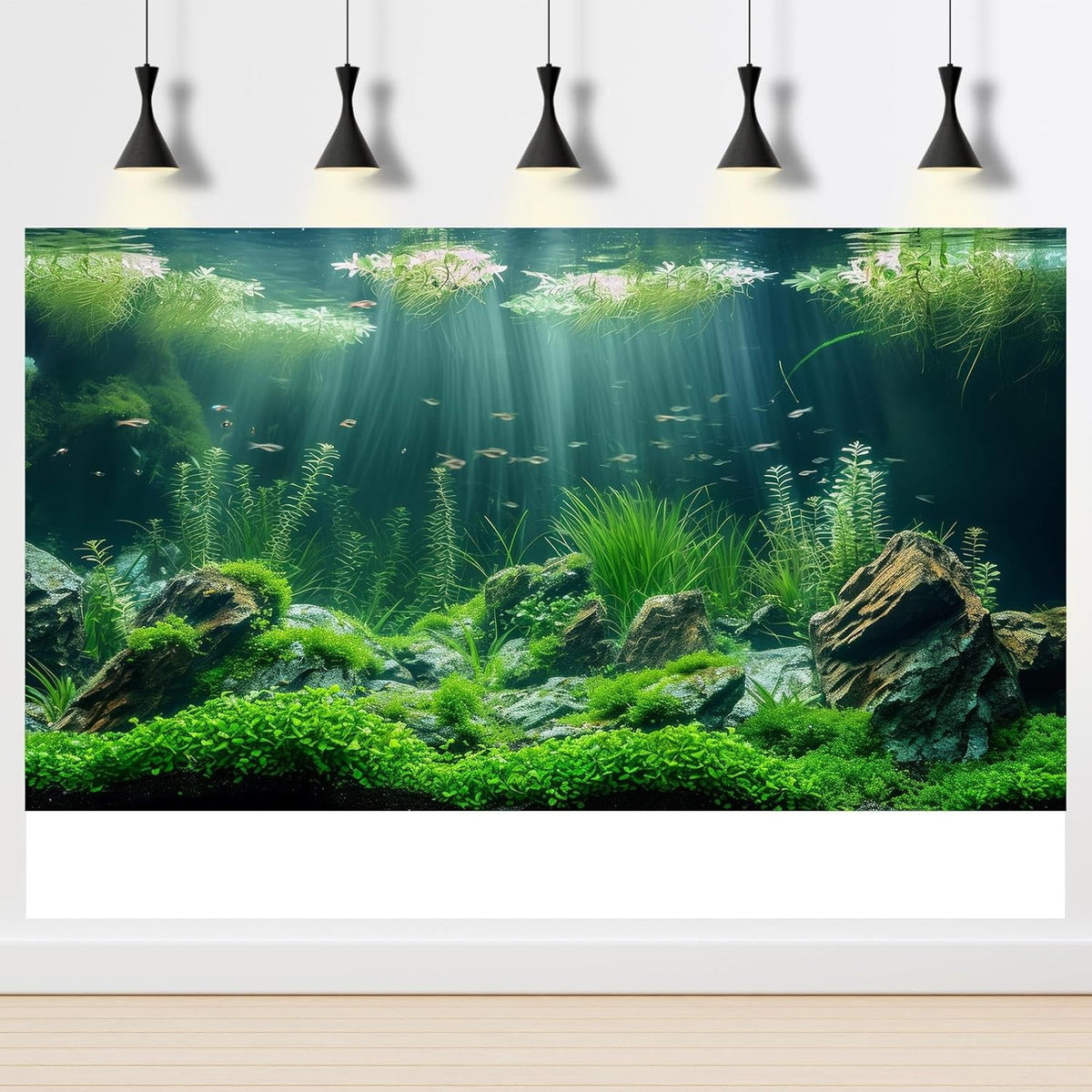 Riivvdise vinyl fabric terrarium background for realistic reptile habitat setups.