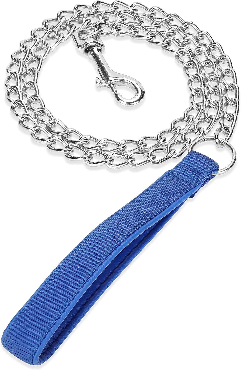 Chrome plated rust resistant iron dog chain leash heavy duty bolt snap