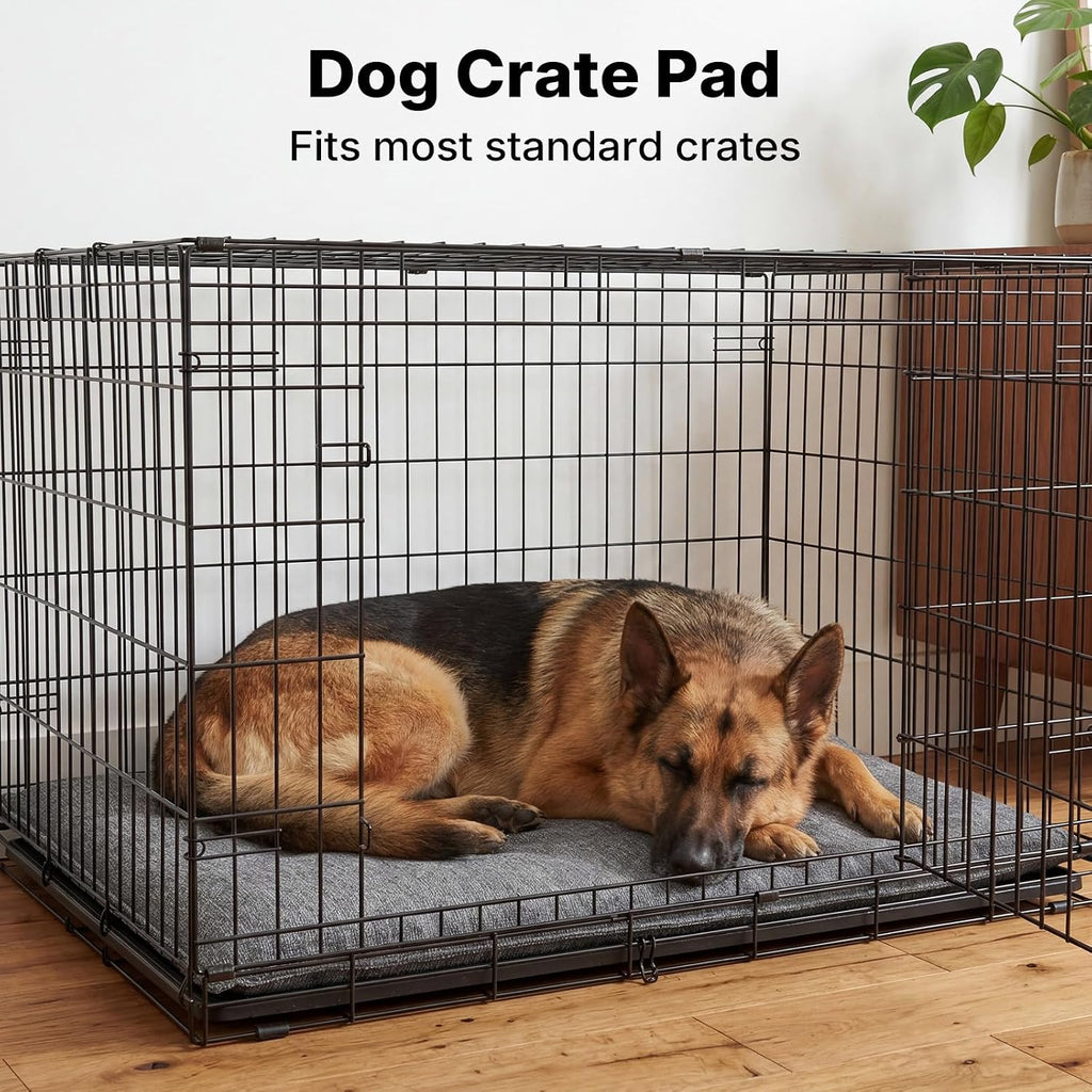 Side profile of Veehoo dog bed showing 2.4 inch thickness