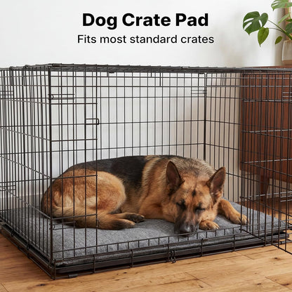 Side profile of Veehoo dog bed showing 2.4 inch thickness