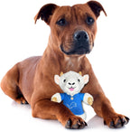 Soft sports themed chew toy for dogs and cats