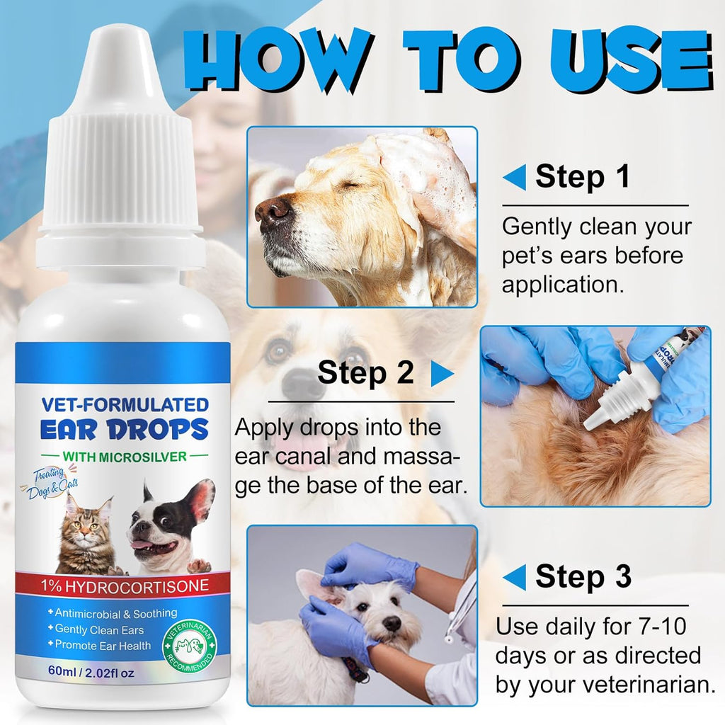 Nbtrektie vet-recommended ear drops product label