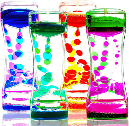 Fkytion liquid motion bubbler timer set of four on a desk