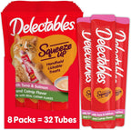 Hartz Delectables Squeeze Up cat treats front view packaging