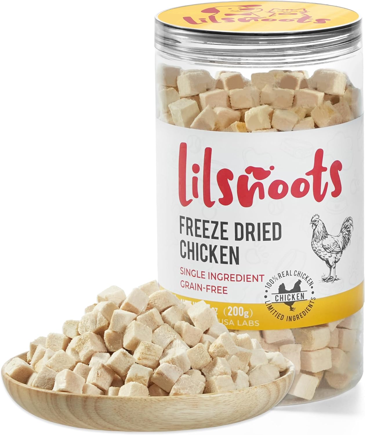 Freeze Dried Chicken Dog Treats Cat Treats, Single Ingredient Raw Chicken PetTreats, Training Treats, Food Meal Topper, Rawhide Free Freeze Dried Chicken High Protein, 5.6oz - Image 13
