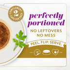 Gourmet flaked skipjack tuna topping on mousse