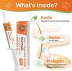 Jollyfit oral digestive gel syringe for cats close up view