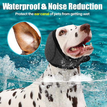 Adjustable velcro design of Aoolmol dog ear protector
