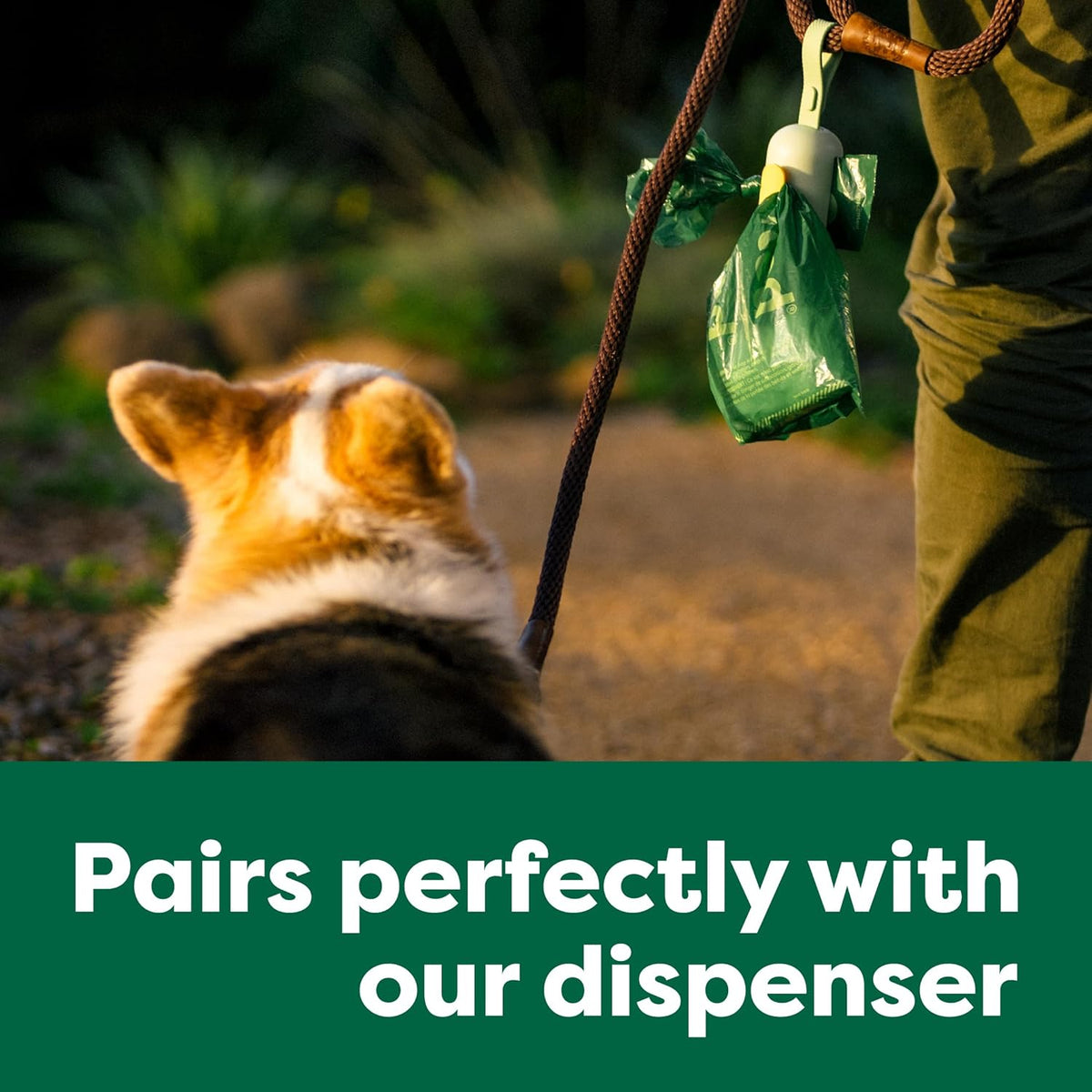 Premium Earth Rated imported USA dog poop bags showing 270 count box