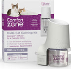 COMFORT ZONE Value Kit; 3 Multicat Diffusers & 6 Refills; Cat Calming Pheromone; Reduce Stress, Aggression, Fighting, Urine Marking, Scratching - Image 9