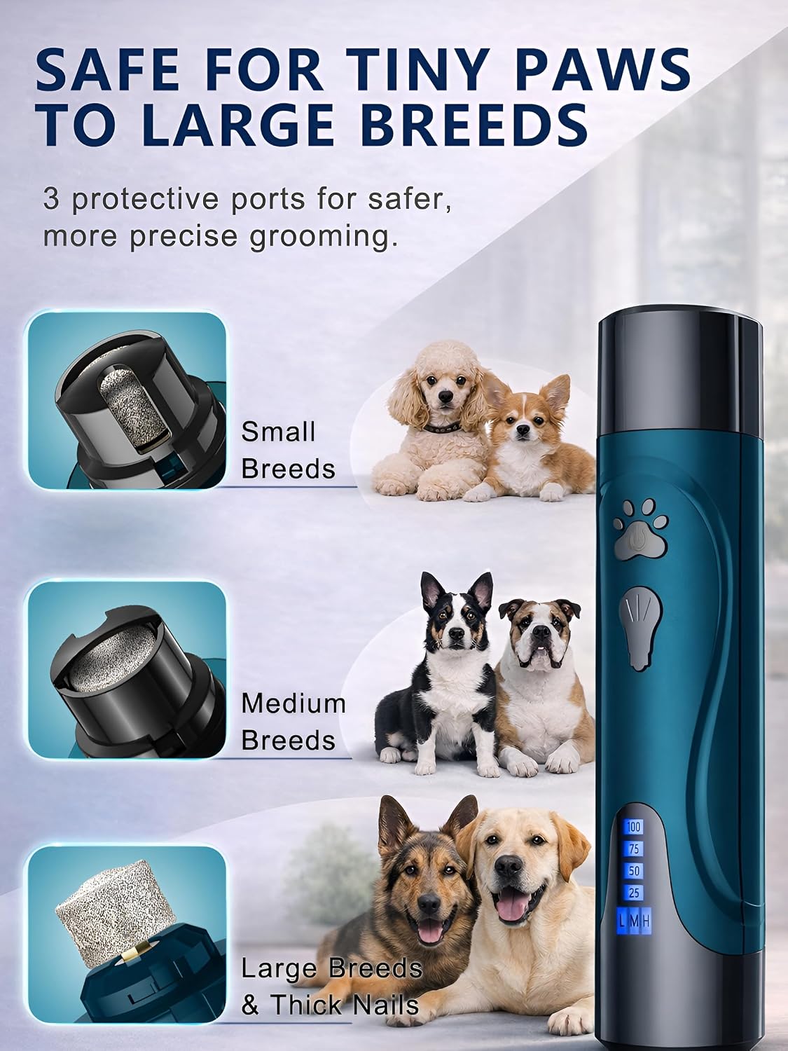 Yabife professional nail clippers included in grooming kit