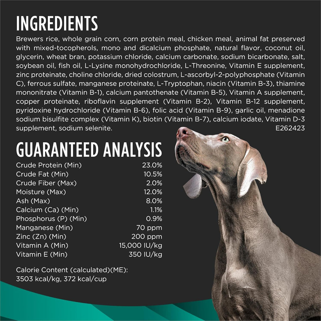 Purina Pro Plan EN gastrointestinal therapeutic formula packaging detail