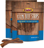 Cadet 100% Beef Strips Dog Treats, Single Ingredient Beef Esophagus Dog Jerky, Healthy High Protein Rawhide Alternative for Small & Large Dogs, 8 Ounce - Image 9
