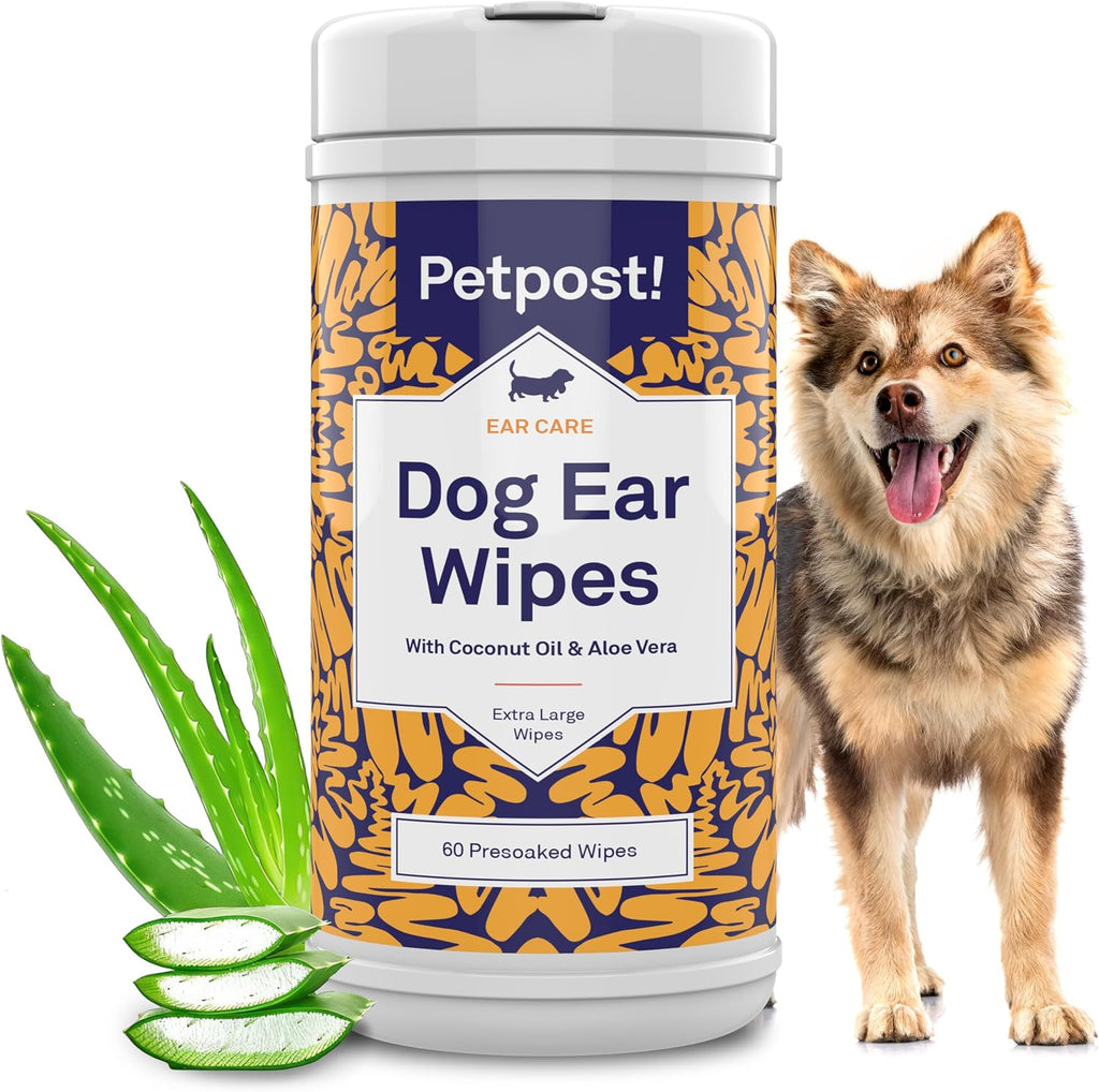 Petpost | Cat Ear Cleaner Wipes - Ultra Soft Cotton Pads in Coconut Oil Solution - Treatment for Removing Cat Ear Dirt & Wax 100 ct. - Image 12