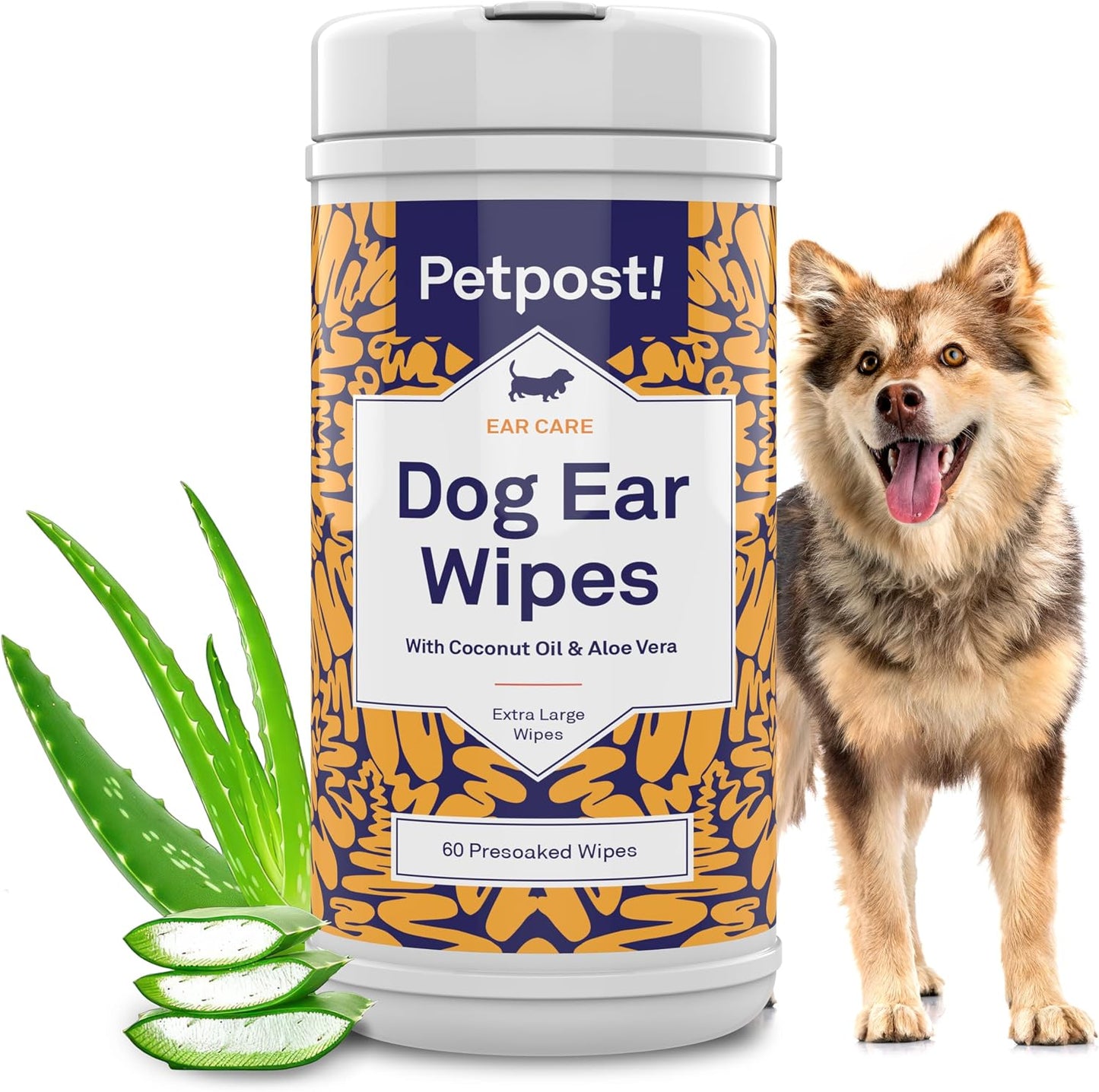 Petpost | Cat Ear Cleaner Wipes - Ultra Soft Cotton Pads in Coconut Oil Solution - Treatment for Removing Cat Ear Dirt & Wax 100 ct. - Image 12