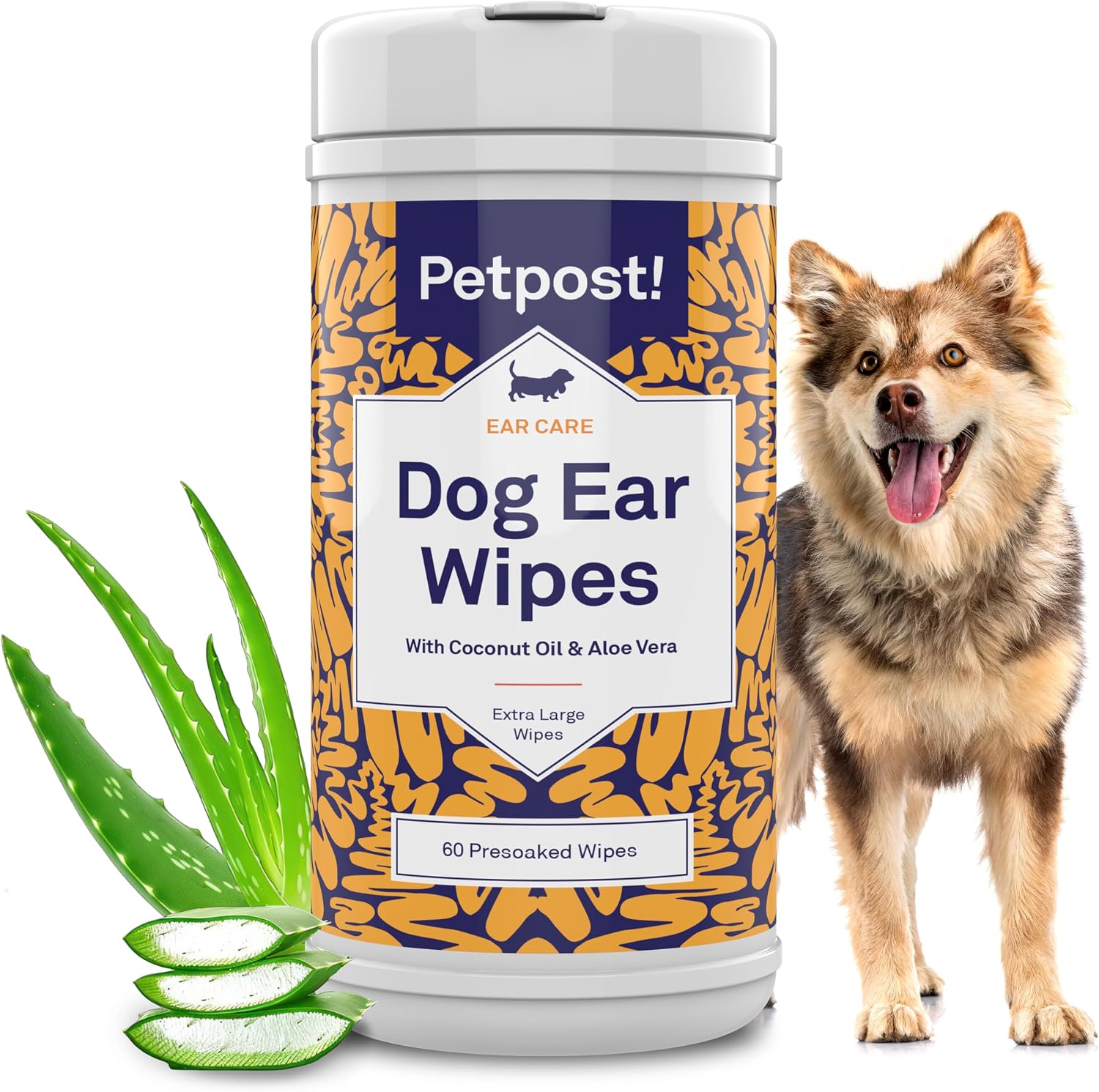 Petpost | Cat Ear Cleaner Wipes - Ultra Soft Cotton Pads in Coconut Oil Solution - Treatment for Removing Cat Ear Dirt & Wax 100 ct. - Image 12