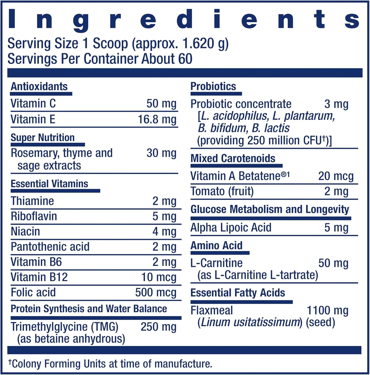 Life Extension Dog Mix powder texture for pets