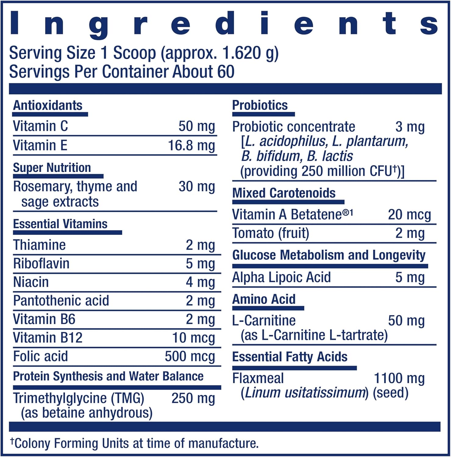 Life Extension Dog Mix powder texture for pets