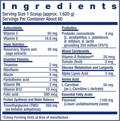Life Extension Dog Mix powder texture for pets
