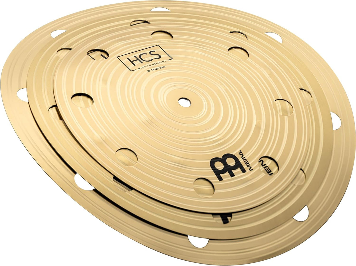 Meinl 12" Trash Stack Cymbal Pair with Holes - HCS Traditional Finish Brass for Drum Set, Made In Germany, 2-YEAR WARRANTY (HCS12TRS) - Image 12