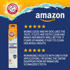 Arm & Hammer Complete Care Enzymatic Dog Toothpaste, Peanut Butter Flavor, Baking Soda and Calcium, Enzymatic Tartar Control Formula, Non-Toxic, Fluoride Free, 6.2 Oz - Image 9