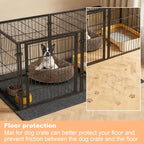 LynxLink washable pet mat being cleaned in a home setting