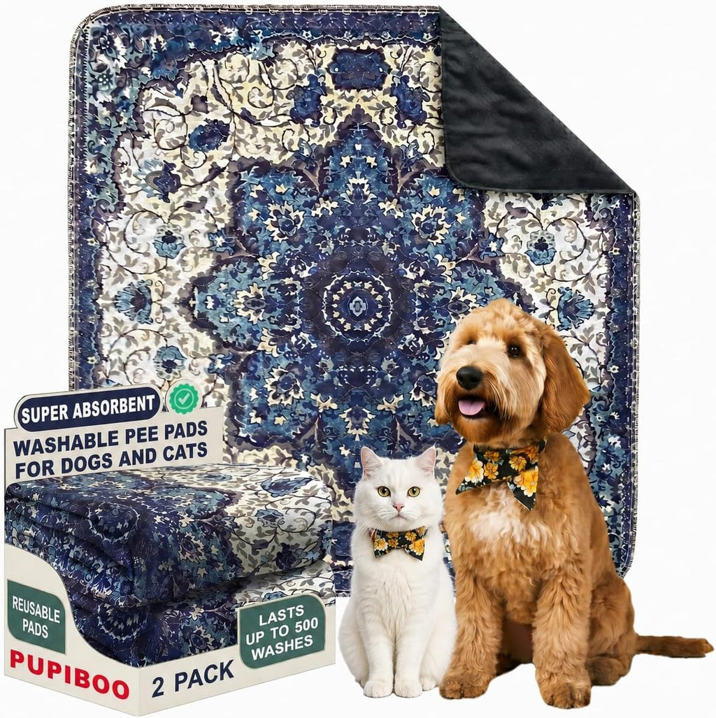 Pupiboo washable pee pads for dogs and cats front view
