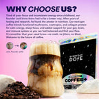 Everyday Dose Bold Medium Roast Mushroom Coffee 90mg Caffeine per serving with Grass-Fed Collagen, Chaga, Lions Mane & L-Theanine for Better Focus, Energy, Digestion, Skin, and Immunity 30 Servings - Image 6