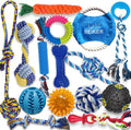 Beiker puppy teething chew toys fifteen pack front view showing variety bundle