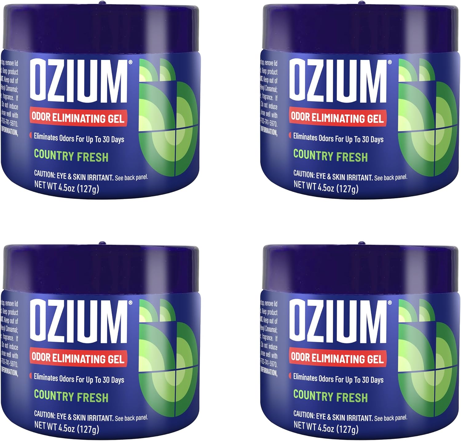 Ozium Odor Eliminating Gel - 4.5oz Air Freshener Alternative for Smoke, Pets, and Musty Odors - Long Lasting Odor Remover for Cars, Homes, Closets and Small Spaces - Citrus - Image 11