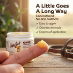 Happy Jack Onex Fly Repellent Ointment safety and usage text