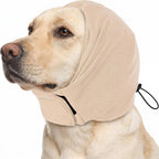 Dog Calming Hoodie, Dog Ear Muffs Noise Protection, Ear Wrap Hematoma for Dogs, Adjustable No Shake Head Cover Anxiety Relief, Grooming, Blow Drying, Fireworks, Thunderstorms, Pink S - Image 10