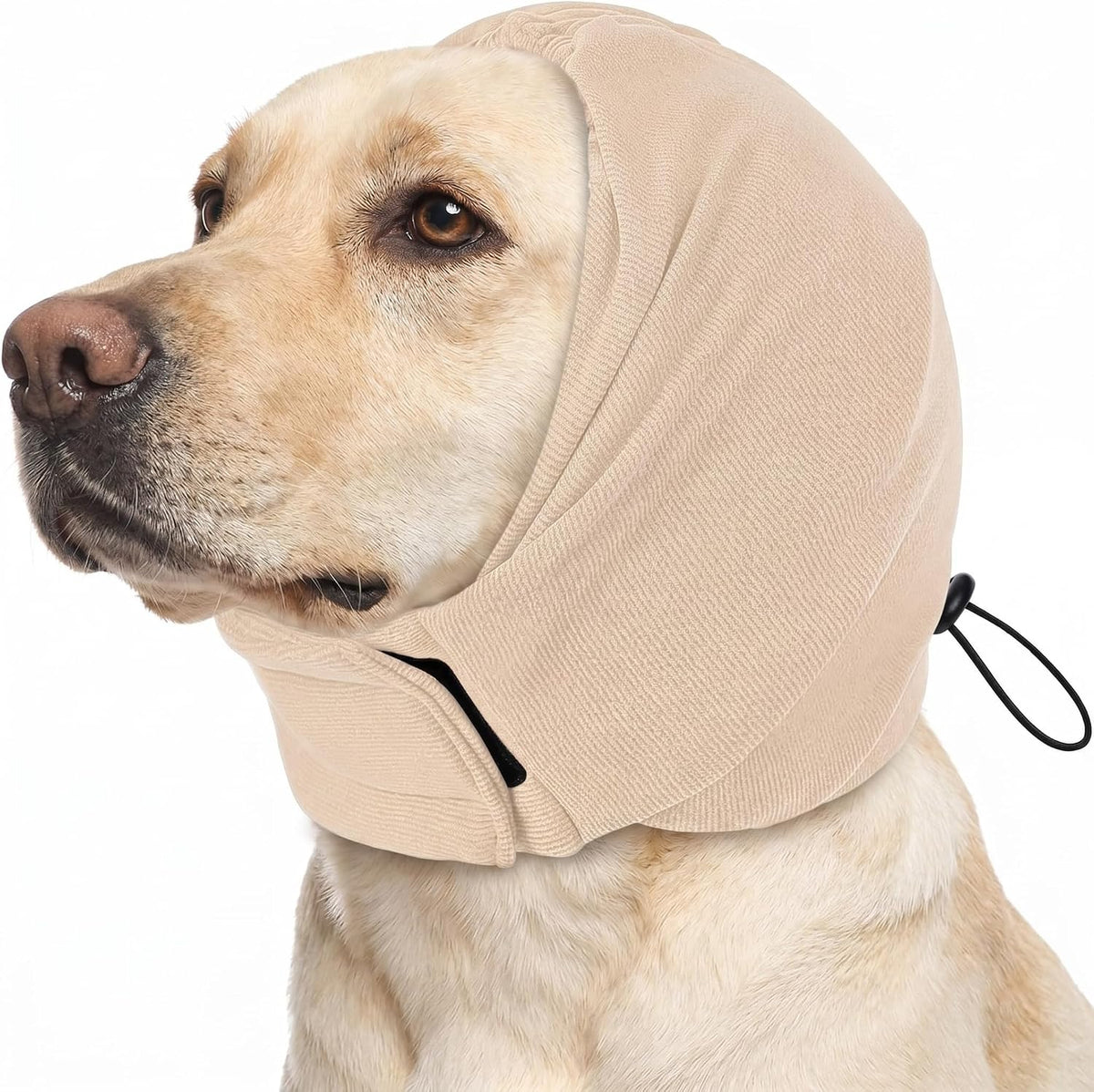Dog Calming Hoodie, Dog Ear Muffs Noise Protection, Ear Wrap Hematoma for Dogs, Adjustable No Shake Head Cover Anxiety Relief, Grooming, Blow Drying, Fireworks, Thunderstorms, Pink S - Image 10