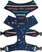 Lucy & Co. Reversible Dog Harness - Water-Repellent Neoprene, Dual-Print Design, Easy Swap Style, Adjustable Comfort Fit - Cheery Cherries Reversible Harness - Large - Image 9