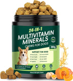 24-in-1 Dog Vitamins and Supplements, Dog Multivitamin Chewable with Chondroitin Probiotics Omega-3 Glucosamine for Dogs Skin Coat Hip and Joint Heart Gut Liver Brain Eye Immune Support, 90 Chews - Image 9