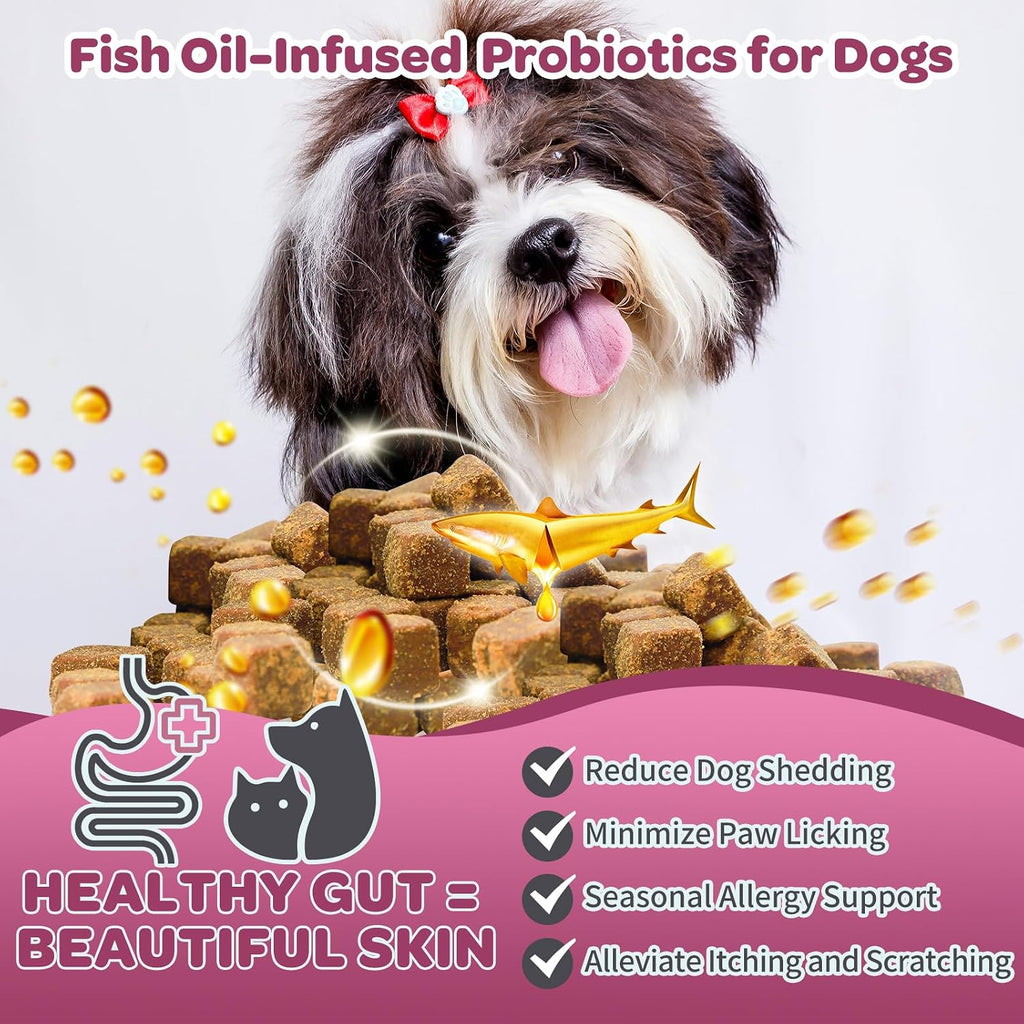 Nature Target 5-in-1 holistic dog prebiotic and probiotic chews label details