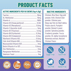 Taurine for Cats Vitamins Treats, 16 in 1 Cat Multivitamin 500 Crunchy & Krill Chews Support Immune, Joint, Digestion, Skin & Coat, Cat Vitamins Taurine Supplements for Daily Healthy (90-Day Supply) - Image 9