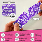 Breathable nonwoven pet bandage fabric protecting a dog leg from licking