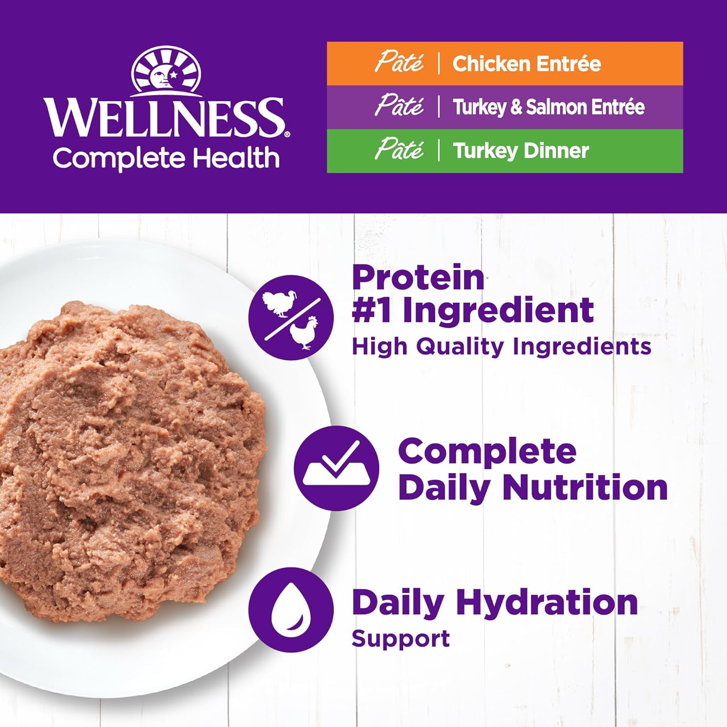Wellness Grain Free Chicken And Turkey Cat Food Cans