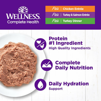 Wellness Grain Free Chicken And Turkey Cat Food Cans