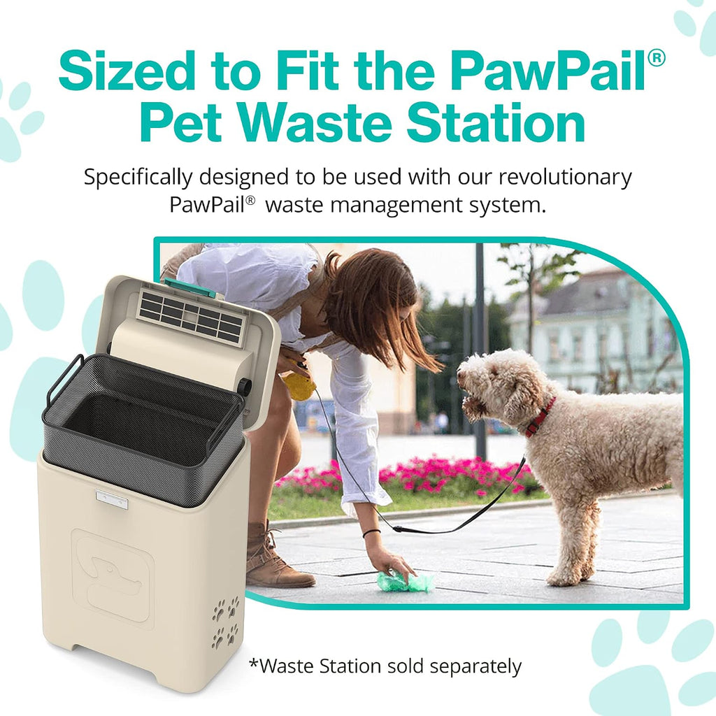 PawPail deodorizer insert showing the premium porous material for clean indoor air.