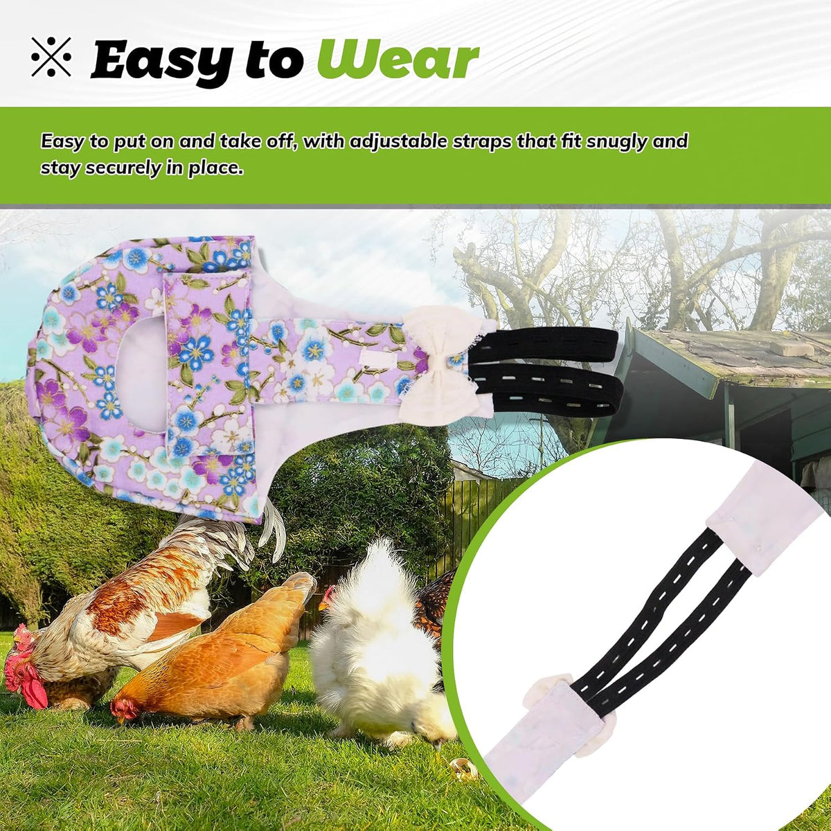 Adjustable Diaper for Pet Geese, Pet Ducks and Pet Chickens - Image 6