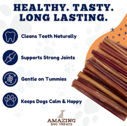 High protein low fat natural beef pizzle sticks for pet dental care