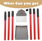 Rust proof metal rake and tray system for multi dog homes.