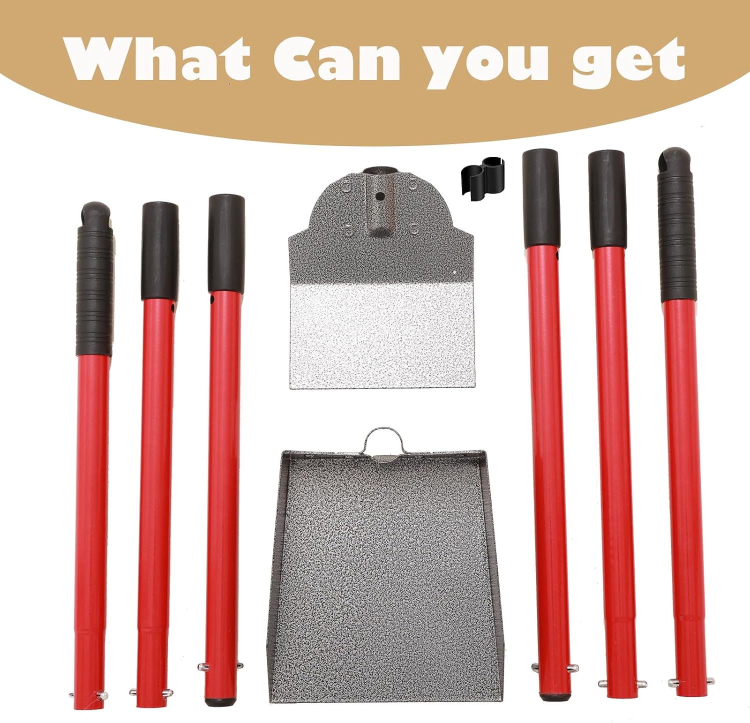 Rust proof metal rake and tray system for multi dog homes.