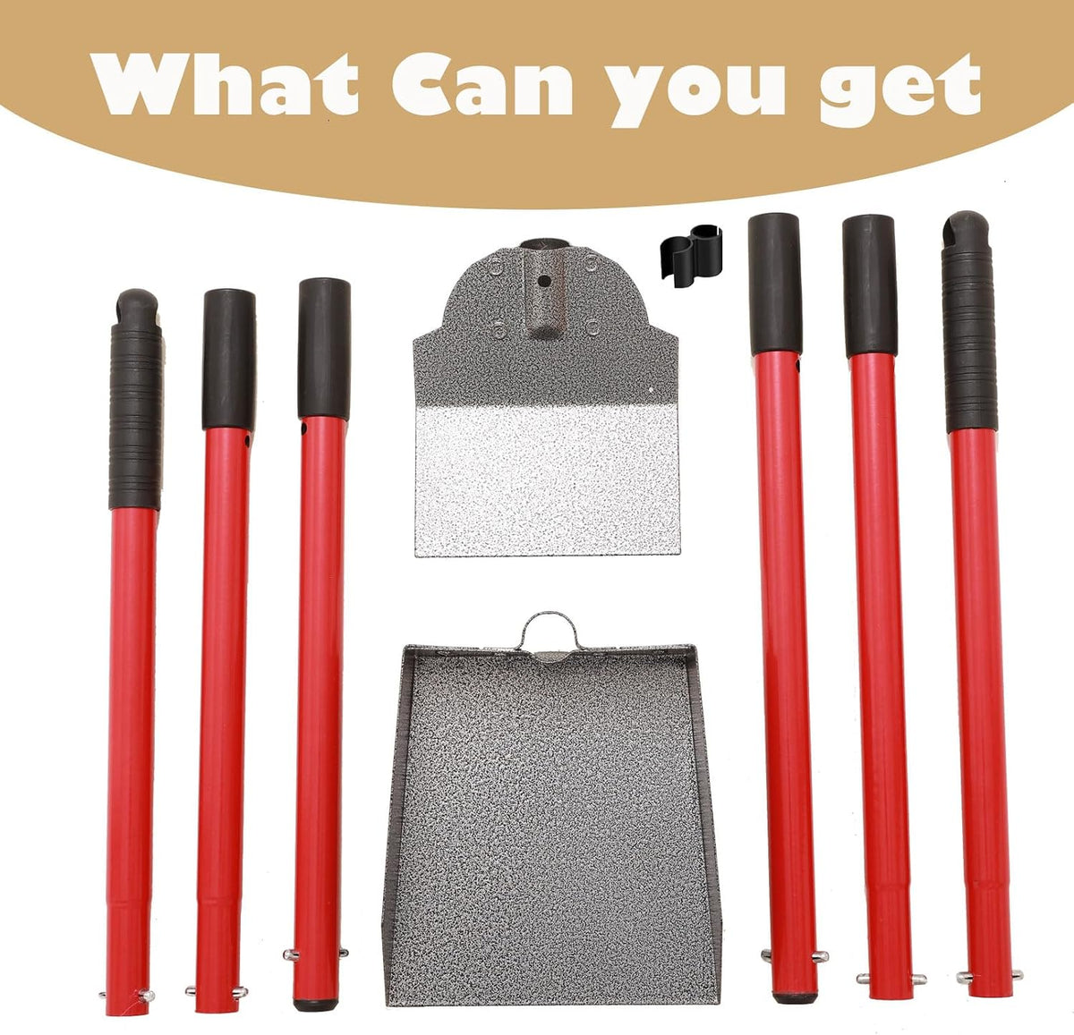 Rust proof metal rake and tray system for multi dog homes.