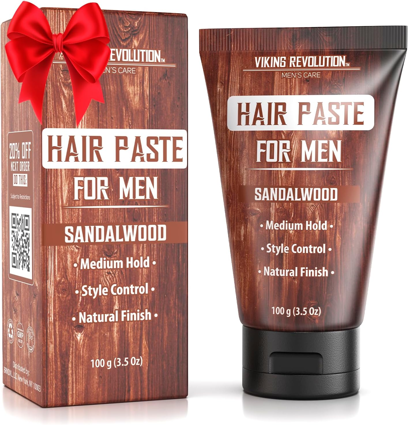 Viking Revolution hair paste for men front view