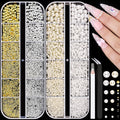 Belleboost nail charms kit front view showing complete box set